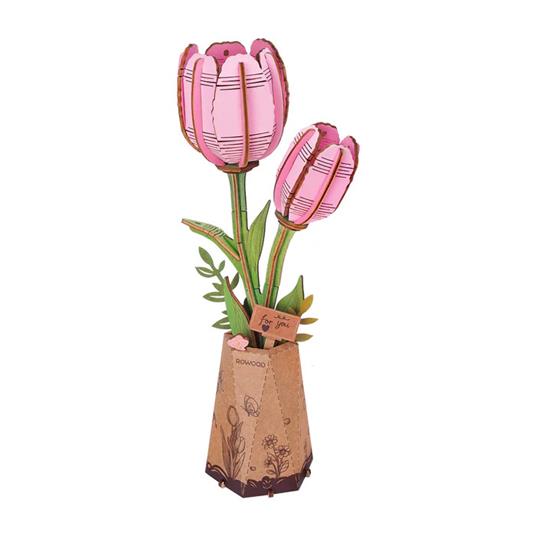 Pink Tulip -Tulipano rosa. Robotime