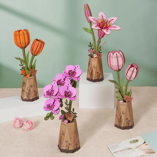 Pink Tulip -Tulipano rosa. Robotime - 5