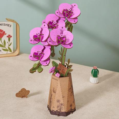 Purple Moth Orchid - Orchidea viola. Robotime - 2