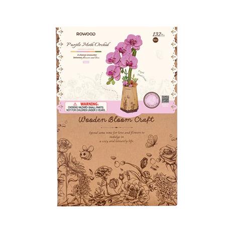 Purple Moth Orchid - Orchidea viola. Robotime - 5