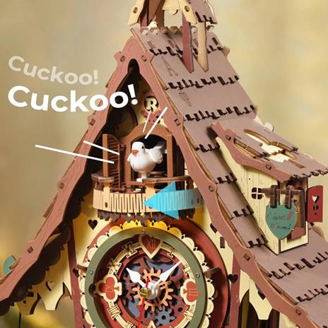Cuckoo Clock - Orologio a cucù. Robotime - 4