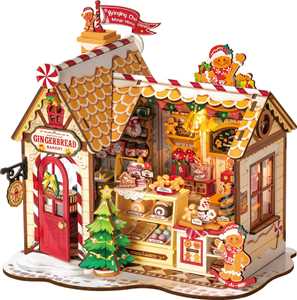 Idee regalo Gingerbread House - Casa di Pan di zenzero. Robotime Robotime