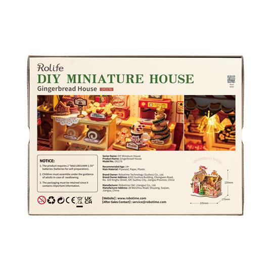 Gingerbread House - Casa di Pan di zenzero. Robotime - 3