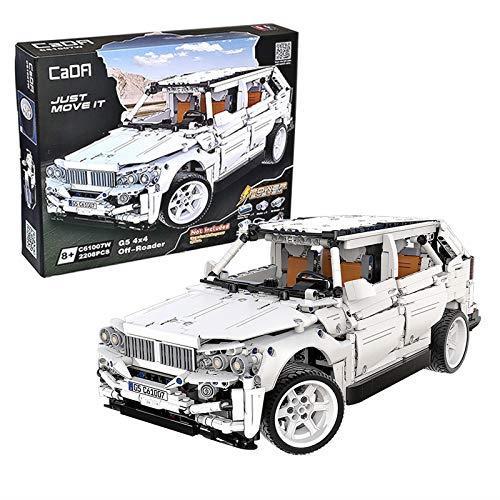 CaDA SUV Fuoristrada G5 4x4 con Altezza del Telaio Regolabile, 6 cilindri, 2208 Parti, (Compatibile con Lego Technic), C61007W