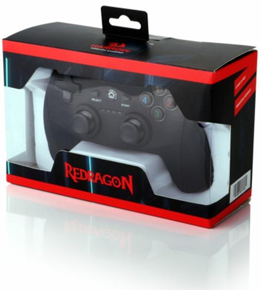 REDRAGON HARROW G808 Nero RF Gamepad Analogico/Digitale Android, PSP / PSP Slim, Playstation, Playstation 3 - 4