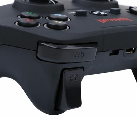REDRAGON HARROW G808 Nero RF Gamepad Analogico/Digitale Android, PSP / PSP Slim, Playstation, Playstation 3 - 5