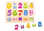 Tooky Toy: Wooden Number Puzzle 16Pce Exp
