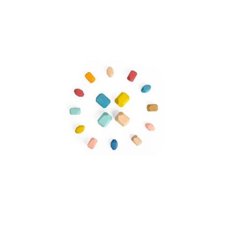 Tooky Toy 2662-Th299 - Pietre Impilabili In Legno - 2