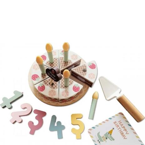 Torta Di Compleanno In Legno Tooky Toy Th554B - 2