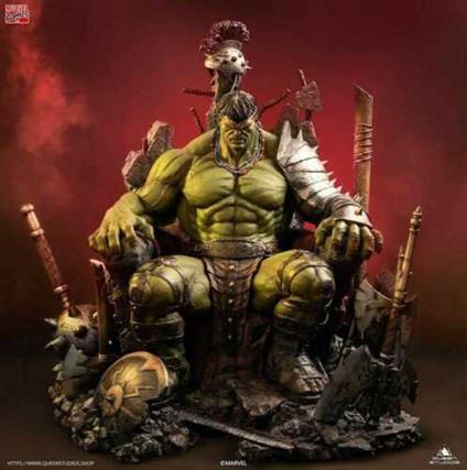 Marvel Comics Statua 1/4 Green Scar Hulk Regular Version 67 Cm Queen Studios