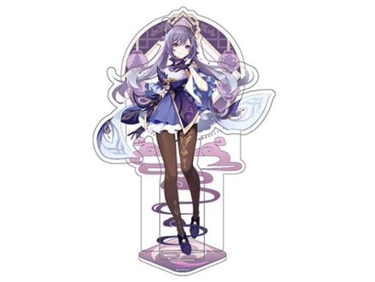 Genshin Impact Liyue Theme Series Character Acrylic Figura Keqing 14 Cm Mihoyo