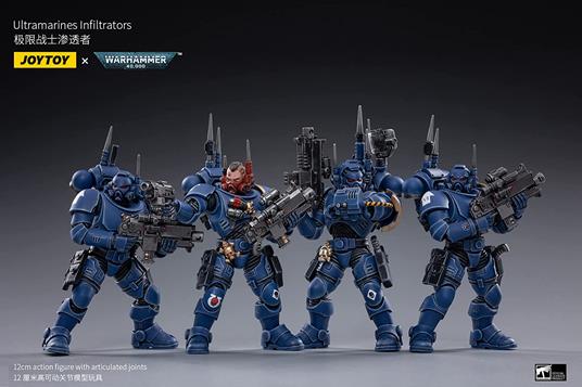 Warhammer 40k Action Figure 4-Pack 1/18 Ultramarines Infiltrators 12 cm - 2