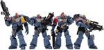 Warhammer 40k Action Figure 4-Pack 1/18 Space Wolves Battle Hunters 12 cm