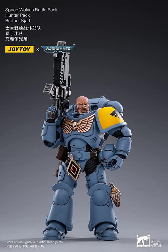 Warhammer 40k Action Figure 4-Pack 1/18 Space Wolves Battle Hunters 12 cm - 4