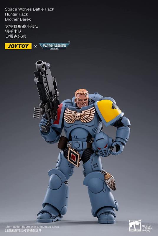 Warhammer 40k Action Figure 4-Pack 1/18 Space Wolves Battle Hunters 12 cm - 5