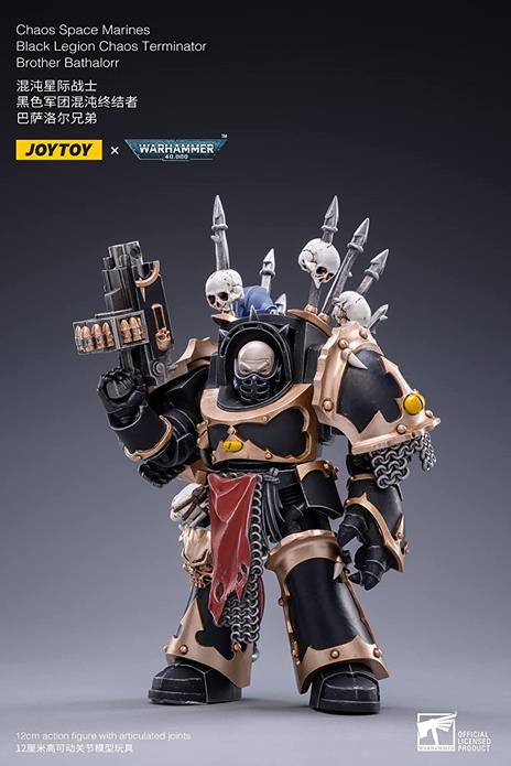 Warhammer 40k Action Figure 1/18 Black Legion Brother Bathalorr 17 cm - 6