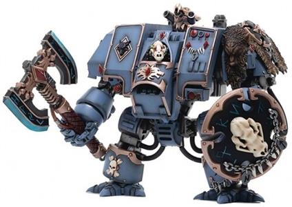 Warhammer 40k Action Figure 1/18 Space Marines Space Wolves Venerable Dreadnought Brother Hvor 20 cm