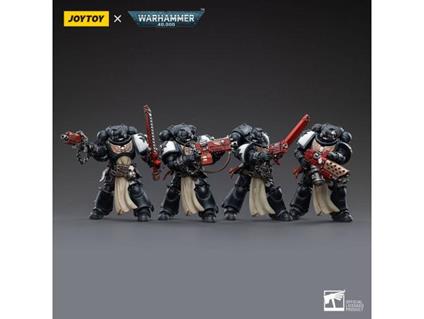 Warhammer 40k Action Figura 4-pack 1/18 Black Templars Army Primaris Crusader Squad 12 Cm Joy Toy (cn)