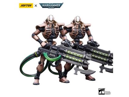 Warhammer 40k Action Figura 2-pack 1/18 Necrons Szarekhan Dynasty Immortal Con Gauss Blaster 11 Cm Joy Toy (cn)