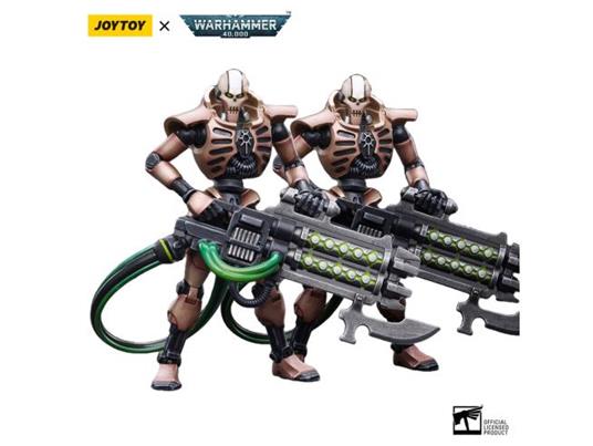 Warhammer 40k Action Figura 2-pack 1/18 Necrons Szarekhan Dynasty Immortal Con Gauss Blaster 11 Cm Joy Toy (cn)