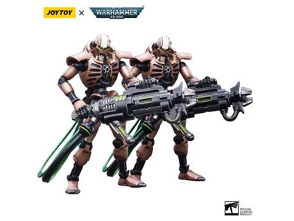 Warhammer 40k Action Figura 2-pack 1/18 Necrons Szarekhan Dynasty Immortal Con Tesla Carbine 11 Cm Joy Toy (cn)