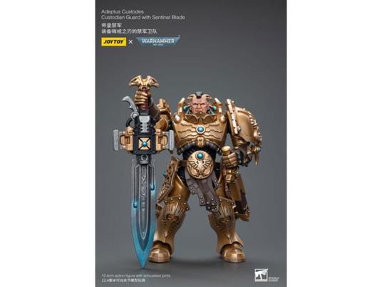 Warhammer 40k Action Figura 1/18 Adeptus Custodes Custodian Guard Con Sentinel Blade Joy Toy (cn)