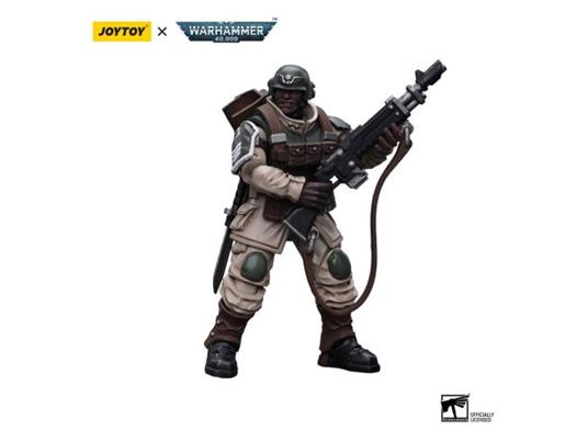 Warhammer 40k Action Figura 1/18 Astra Militarum Cadian Command Squad Veteran Con Regimental Standard 12 Cm Joy Toy (cn)
