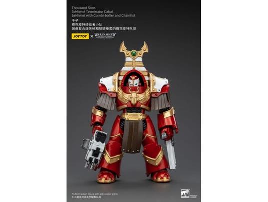 Warhammer The Horus Heresy Action Figura 1/18 Thousand Sons Sekhmet Terminator Cabal Sekhmet Con Combi-bolter E Chainfist 14