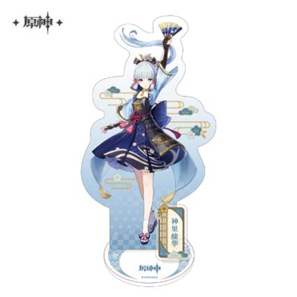 Genshin Impact Inazuma Theme Series Character Acrylic Figura Kamisato Ayaka 14 Cm Mihoyo