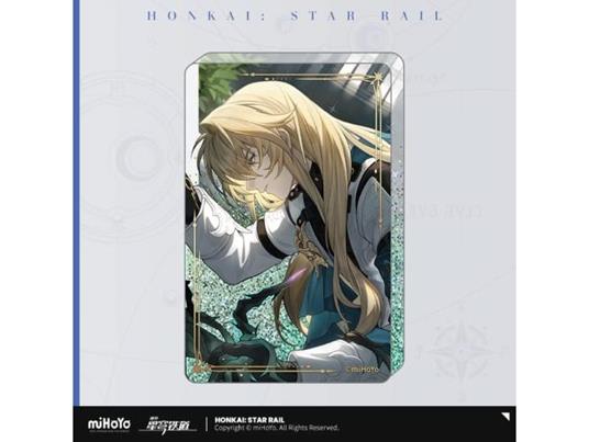 Honkai: Star Rail Light Cone Stampa In Acrilico Ornament Con Glitter: Echoes Of The Coffin 9 Cm Mihoyo