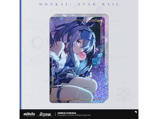 Honkai: Star Rail Light Cone Stampa In Acrilico Ornament Con Glitter: Incessant Rain 9 Cm Mihoyo