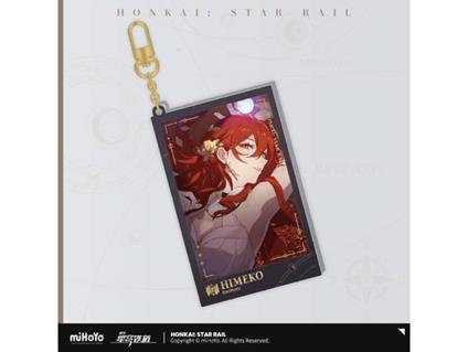 Honkai: Star Rail Countdown Departure Series Acrylic Portachiavi Himeko Glitter 9 Cm Mihoyo