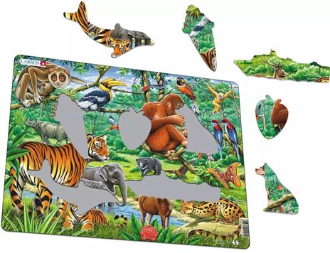 Larsen Maxi FH24 puzzle Puzzle con formine 20 pz Fauna - 3