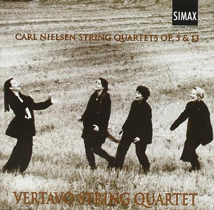 Quartetto per Archi op.5 & 13 - CD Audio di Carl August Nielsen