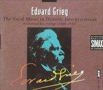 Vocal Music in Historic I - CD Audio di Edvard Grieg