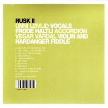 Rusk II - CD Audio di Rusk