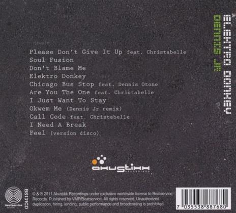 Elektro Donkey - CD Audio di Dennis Junior - 2