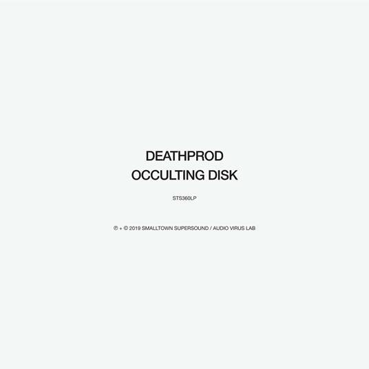 Occulting Disk - Vinile LP di Deathprod