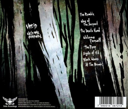 Welcome Farewell - CD Audio di Vreid - 2