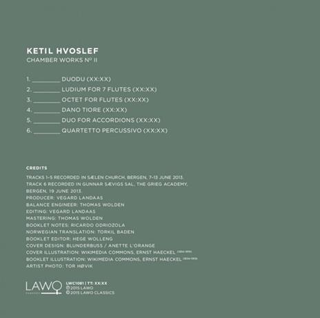Chamber Music vol.2 - CD Audio di Ketil Hvoslev - 2