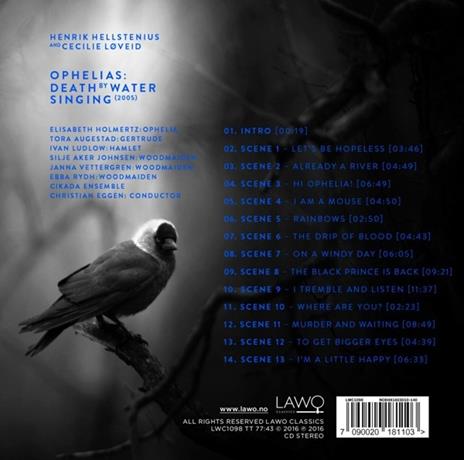 Ophelias.Death By Water Singing - CD Audio di Henrik Hellstenius - 2