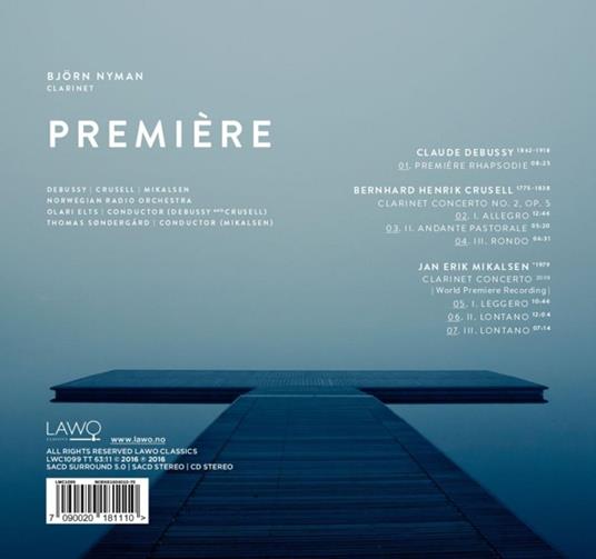 Premiere - CD Audio di Bjorn Nyman - 2