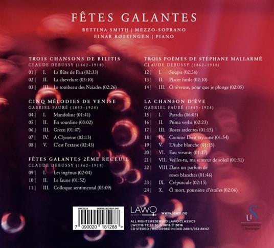 Fetes Galantes - CD Audio di Bettina Smith - 2