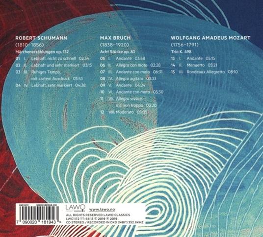 Schumann - Bruch - Mozart - Clarinet Trios - CD Audio di Oslo Philharmonic Chamber Group - 2