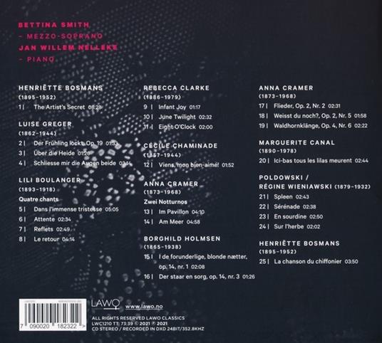 Artist'S Secret - CD Audio di Bettina - Jan Willem Nelleke Smith - 2