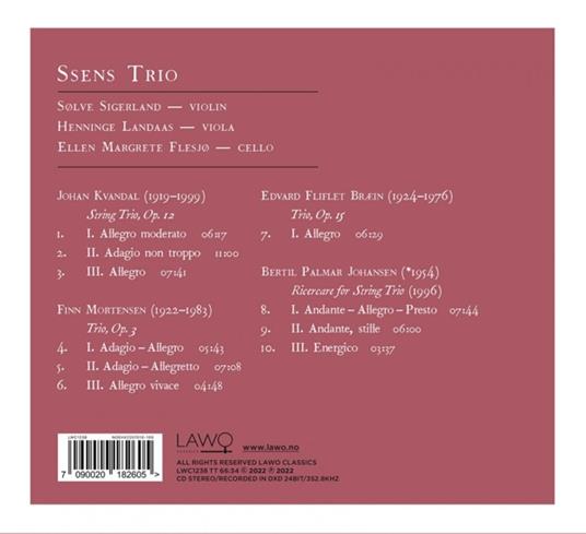 Ricercare - CD Audio di Ssens Trio - 2