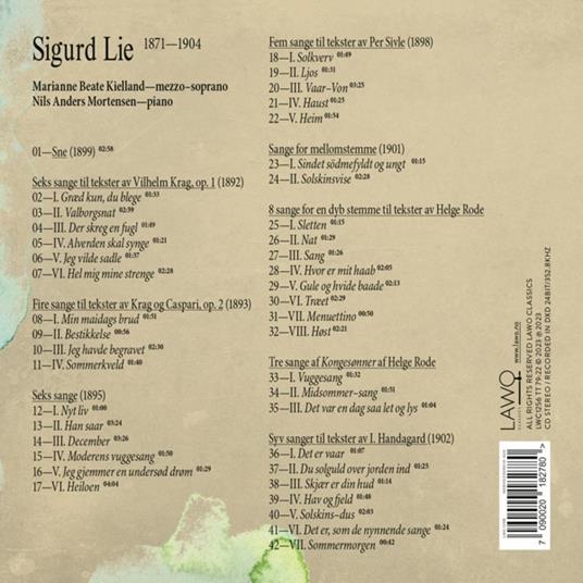Sigurd Lie:... -Digi- - CD Audio di Marianne Beate Kielland - 2