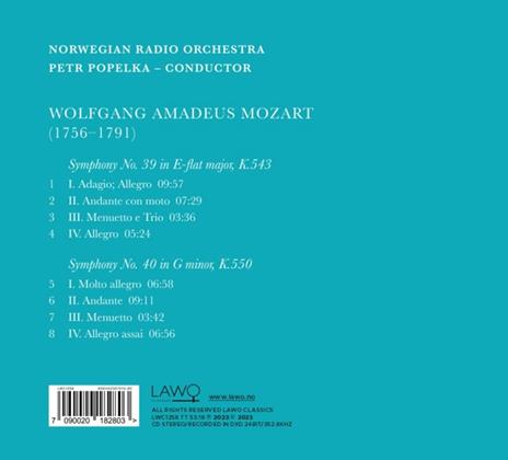 Symphonies Nos. 39 & 40 - CD Audio di Wolfgang Amadeus Mozart - 2
