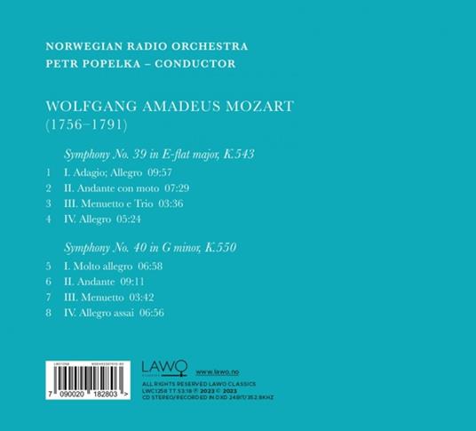 Symphonies Nos. 39 & 40 - CD Audio di Wolfgang Amadeus Mozart - 2