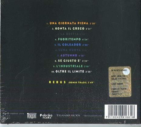 Luna nuova - CD Audio di Fabrizio Zanotti - 2